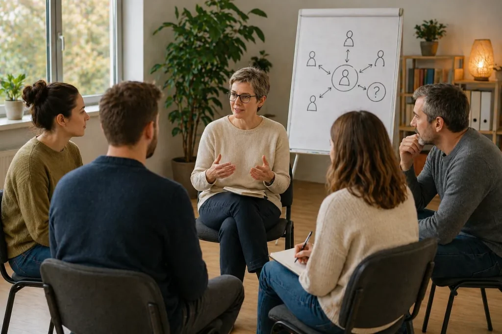 Supervision im Team zur Bearbeitung von Fällen und zur Klärung von Teamprozessen