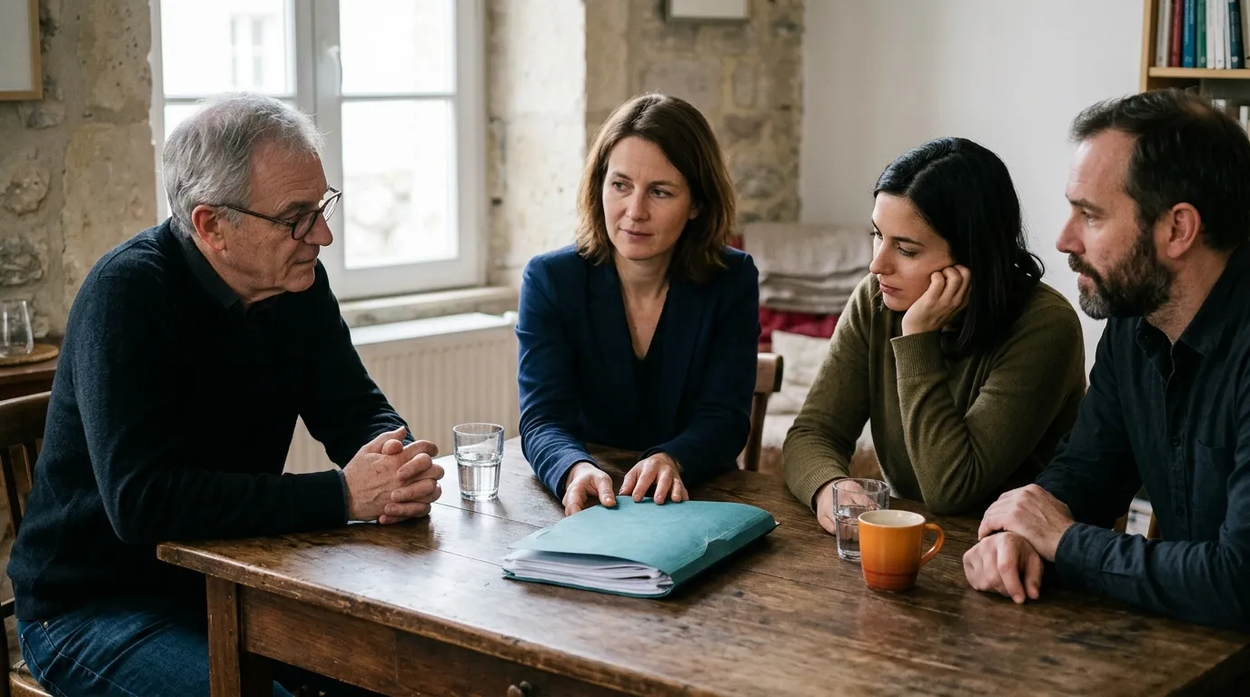 Fachpersonen und Supervisor klären gemeinsam, wie Verantwortung und Zuständigkeiten in einer beruflichen Situation verteilt sind.