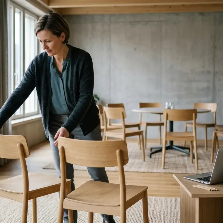 Supervisor bereitet einen flexiblen Gesprächsraum für unterschiedliche Formen der Supervision vor.